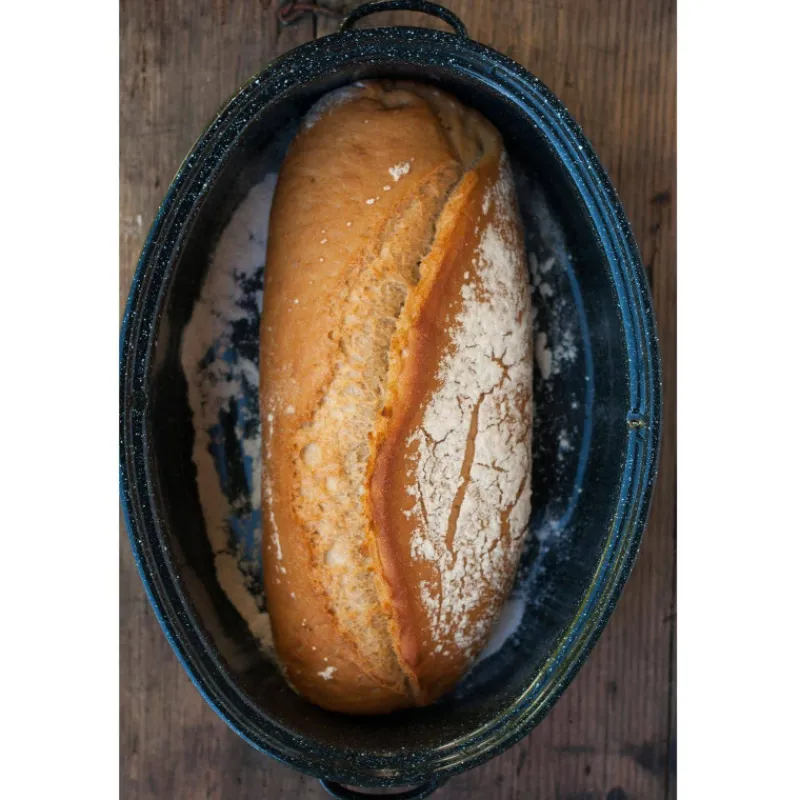 Daubières Et Rôtissoires-warmcook Rôtissoire Daubière Roaster "Cocotte américaine ovale" GM 46cm Noir moucheté