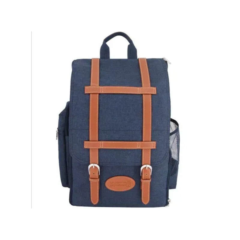 Sacs Isothermes-Les Jardins de la Comtesse Sac à Dos Pique Nique Escapade Bleu 4 personnes