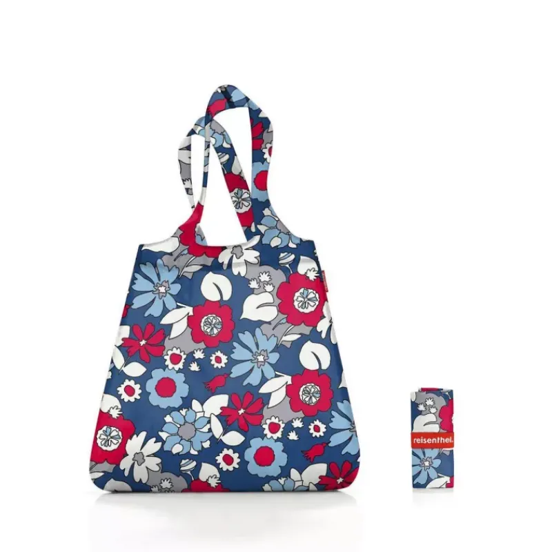 Sacs De Courses-reisenthel Sac courses pliable Mini Maxi Shopper BAG Florist Indigo  SC