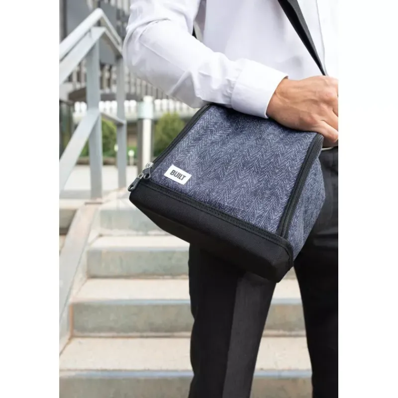 Sacs Isothermes-Kitchen Craft Sac Lunch Box isotherme 7 L avec compartiment de rangement BUILT CLASSIC Gris