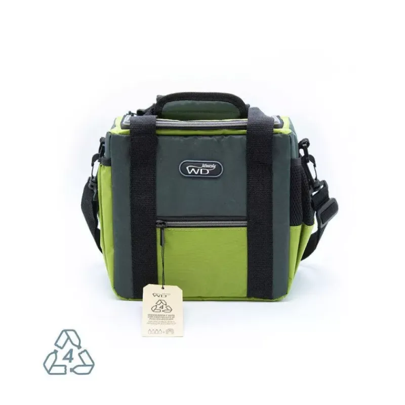 Sacs Isothermes-WD Lifestyle Sac Lunch Box isotherme 8 L éco-responsable  Bicolore Vert clair Kaki