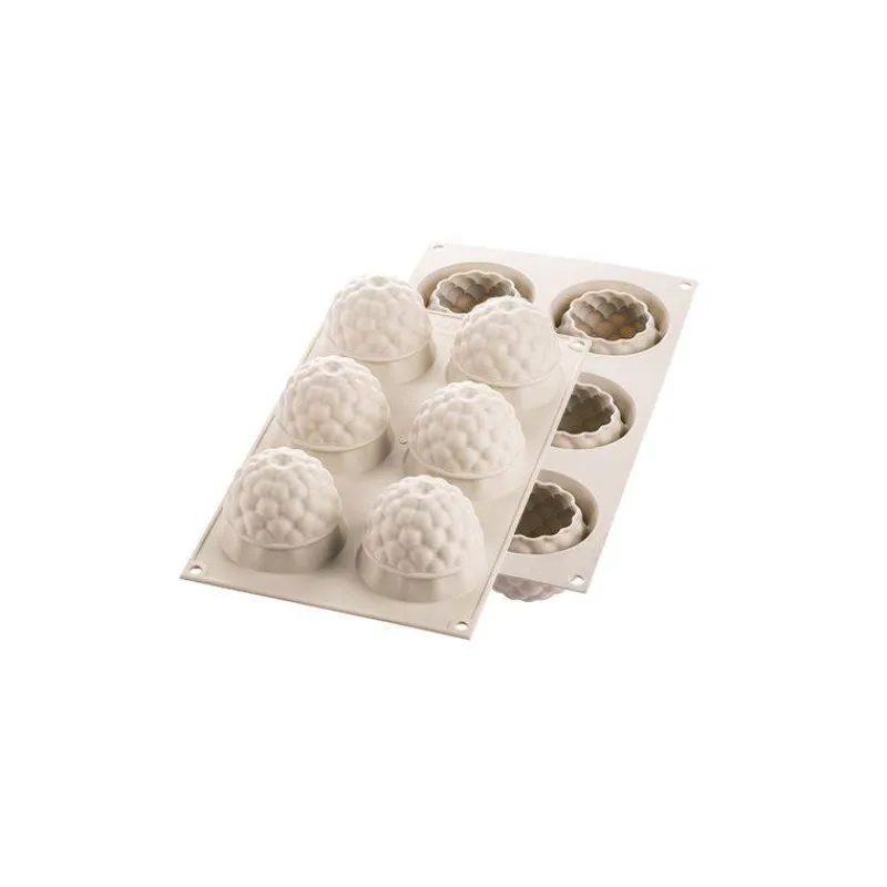 Moules Silikomart | Moules À Gâteaux Silicone-SilikoMart SEGRETI DEL BOSCO Fruits rouges moule en silicone 3Design les 6  SC