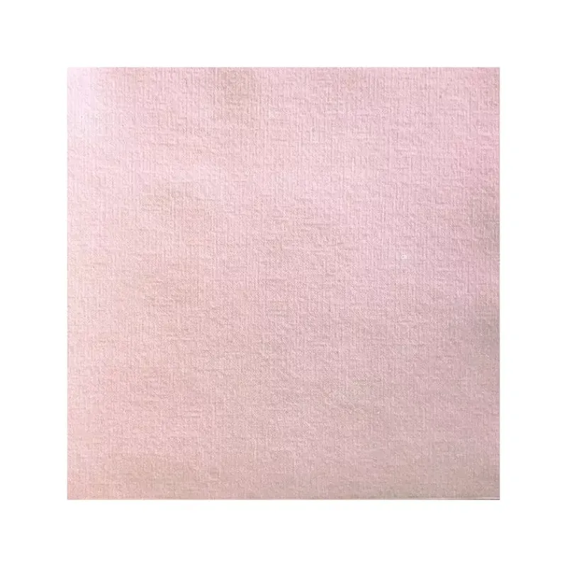 Les Serviettes De Table Papier-Franu00e7oise PAVIOT Serviette de table 40x40 Jetable Intissé Françoise PAVIOT Paquet de 20 - Rose Nude