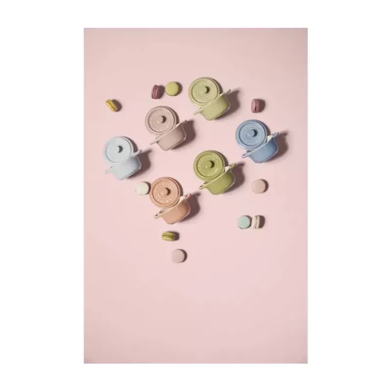 Cocottes En Céramique-STAUB Set 6 mini cocottes en céramique 10 cm couleurs macaron