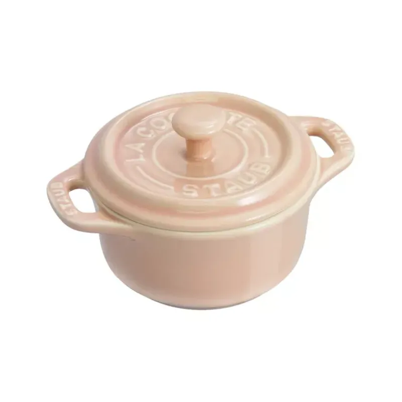 Cocottes En Céramique-STAUB Set 6 mini cocottes en céramique 10 cm couleurs macaron