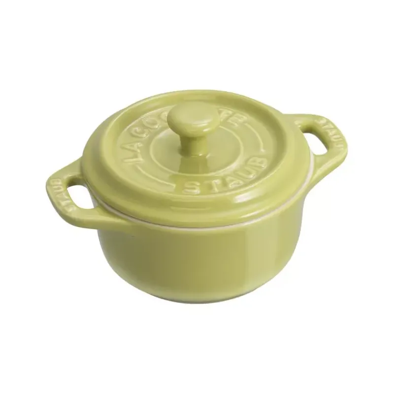Cocottes En Céramique-STAUB Set 6 mini cocottes en céramique 10 cm couleurs macaron