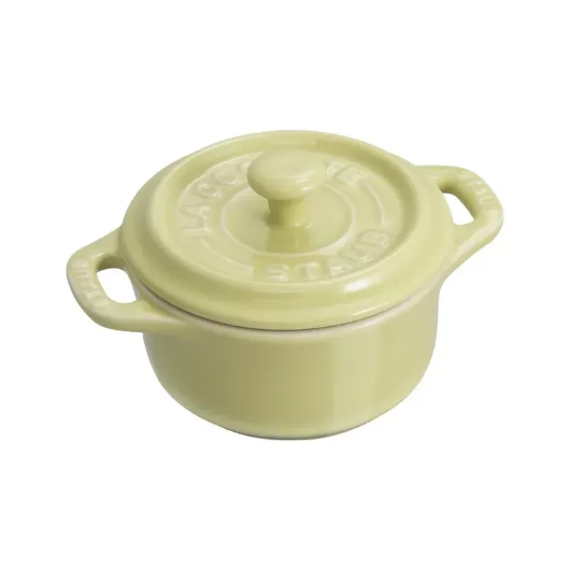 Cocottes En Céramique-STAUB Set 6 mini cocottes en céramique 10 cm couleurs macaron