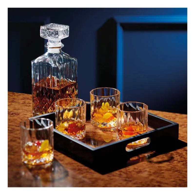 Verres À Whisky | Carafes À Alcool Et Spiritueux-Kitchen Craft Set Whisky ensemble 4 verres + carafe KitchenCraft