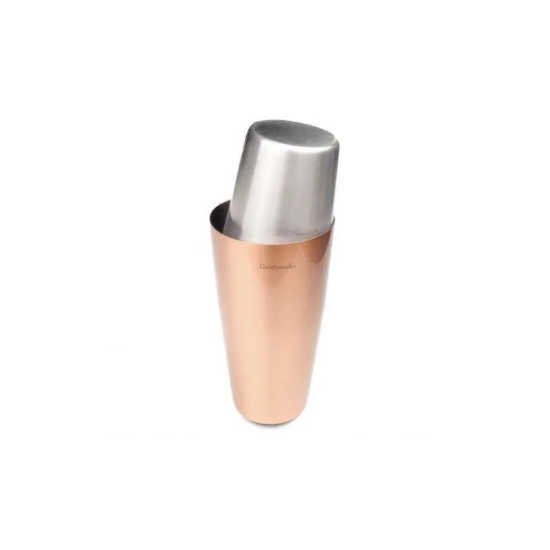 Shakers-Chef & Sommelier SHAKER Cocktail Inox et Inox revetu Cuivre 500/ 700 ml Chef et Sommelier