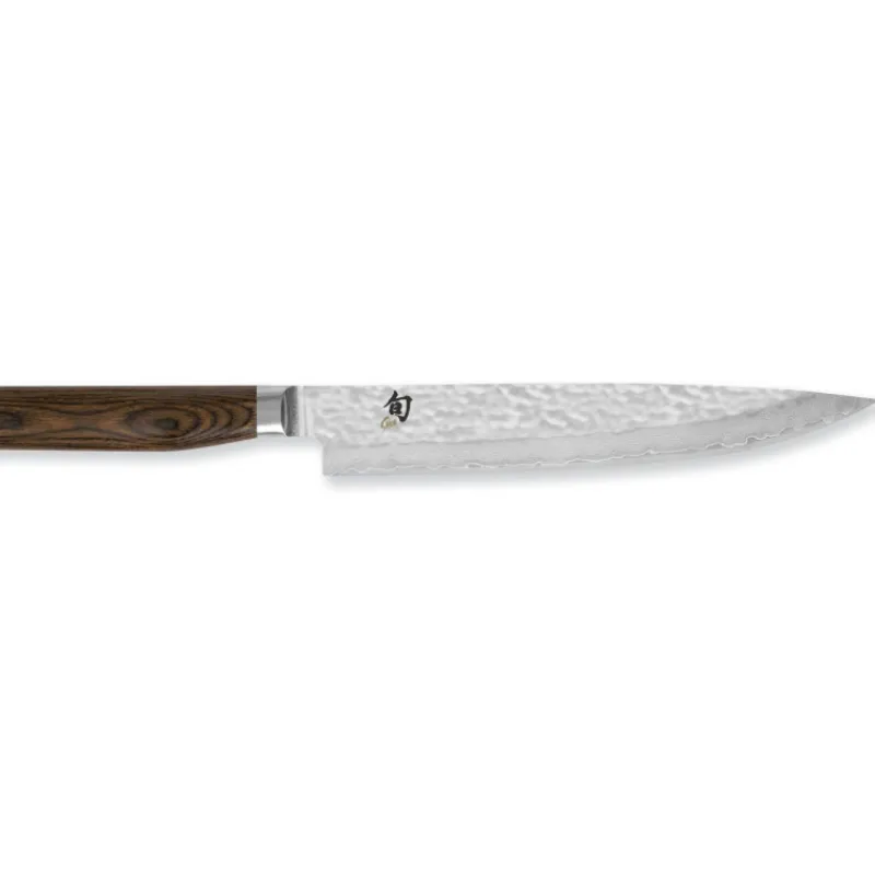 Couteaux Japonais | Couteaux Acier-KAI SHUN Premier Série Tim Mälzer Couteau de cuisine Trancheur japonais 24 cm