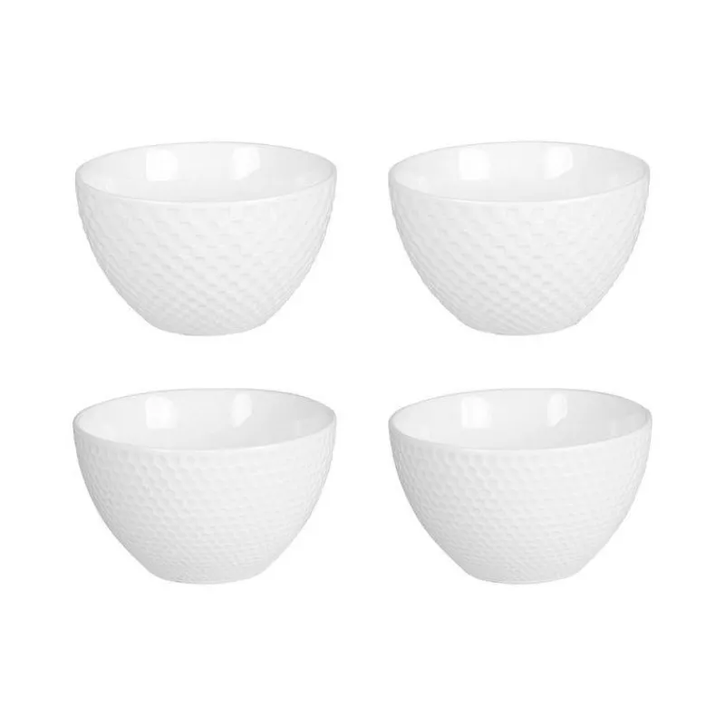 Coupelles Apéritives | Bols-La Casserolerie SNOW Bol Coupelle en porcelaine blanche Coffret cadeau - Les 4