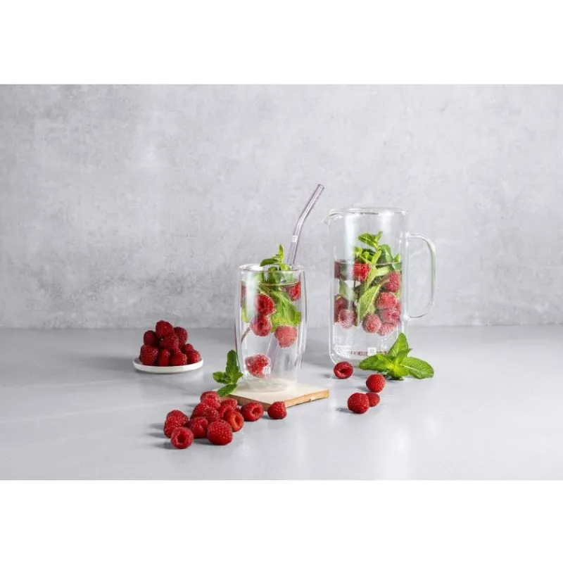 Carafes À Eau-ZWILLING SORRENTO Pichet Broc Carafe en verre double paroi 800 ml