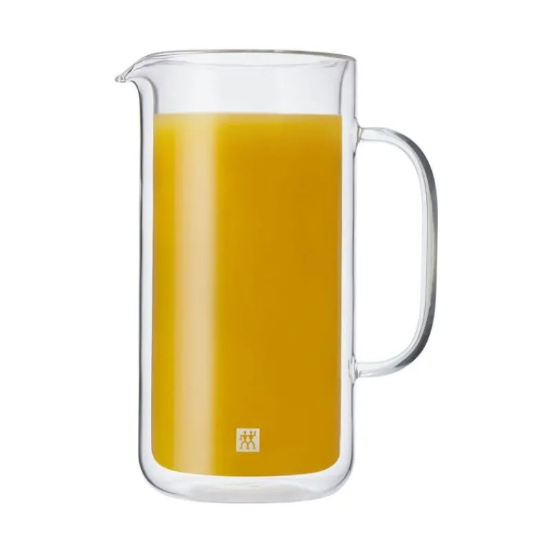 Carafes À Eau-ZWILLING SORRENTO Pichet Broc Carafe en verre double paroi 800 ml