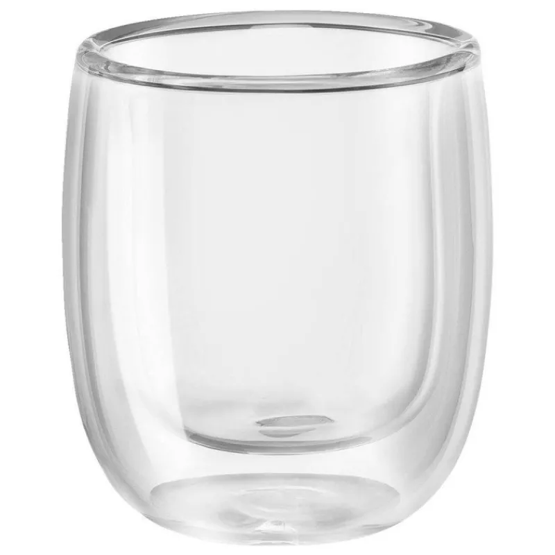 Gobelets | Tasses Expresso-ZWILLING SORRENTO Verre Tasse à café expresso double paroi 80 ml - les 2