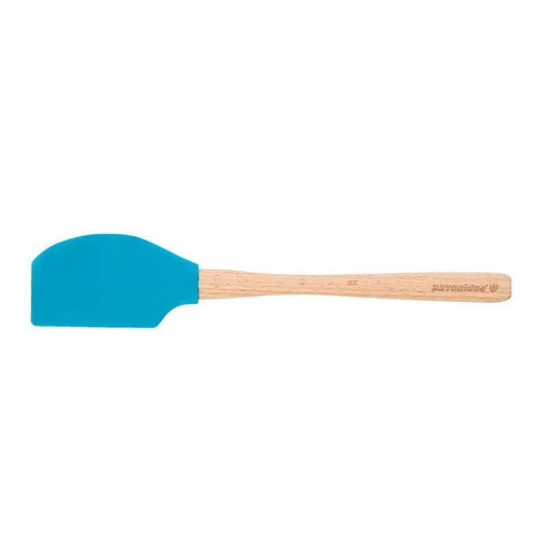 Spatules De Pâtisserie | Maryses Pâtisserie-Pavonidea Spatule Maryse Hêtre et Silicone BLEU