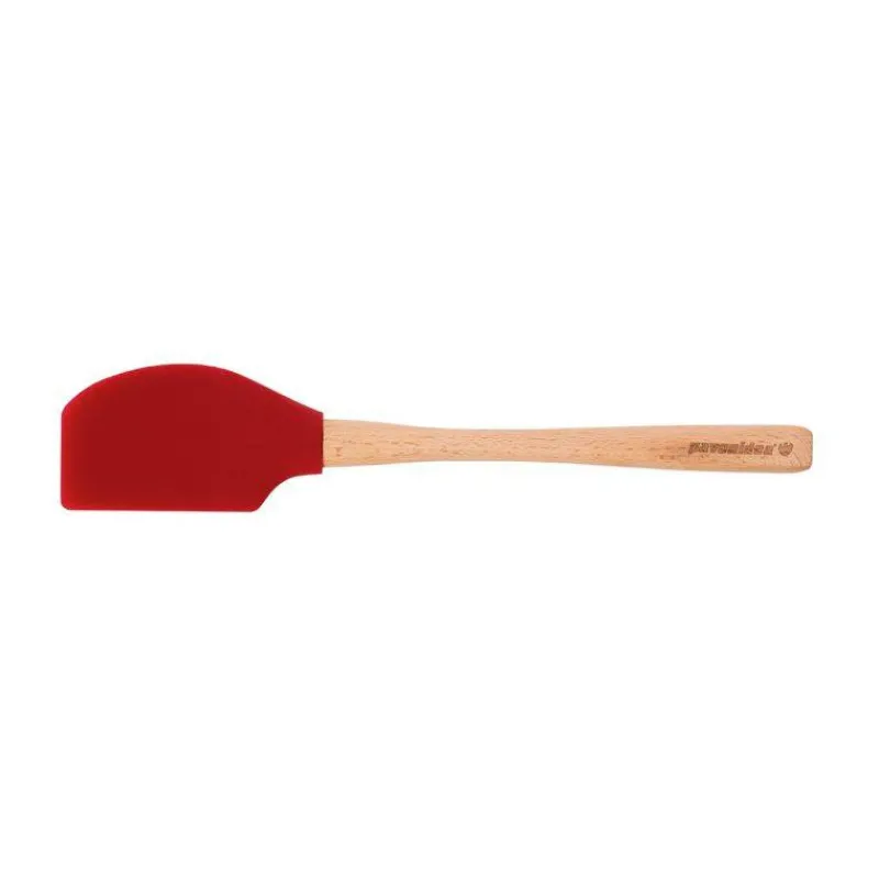 Spatules De Pâtisserie | Maryses Pâtisserie-Pavonidea Spatule Maryse Hêtre et Silicone ROUGE