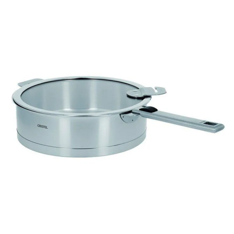 Sauteuses En Inox | Sauteuses Amovibles-CRISTEL STRATE Sauteuse Amovible Inox Corps L D28