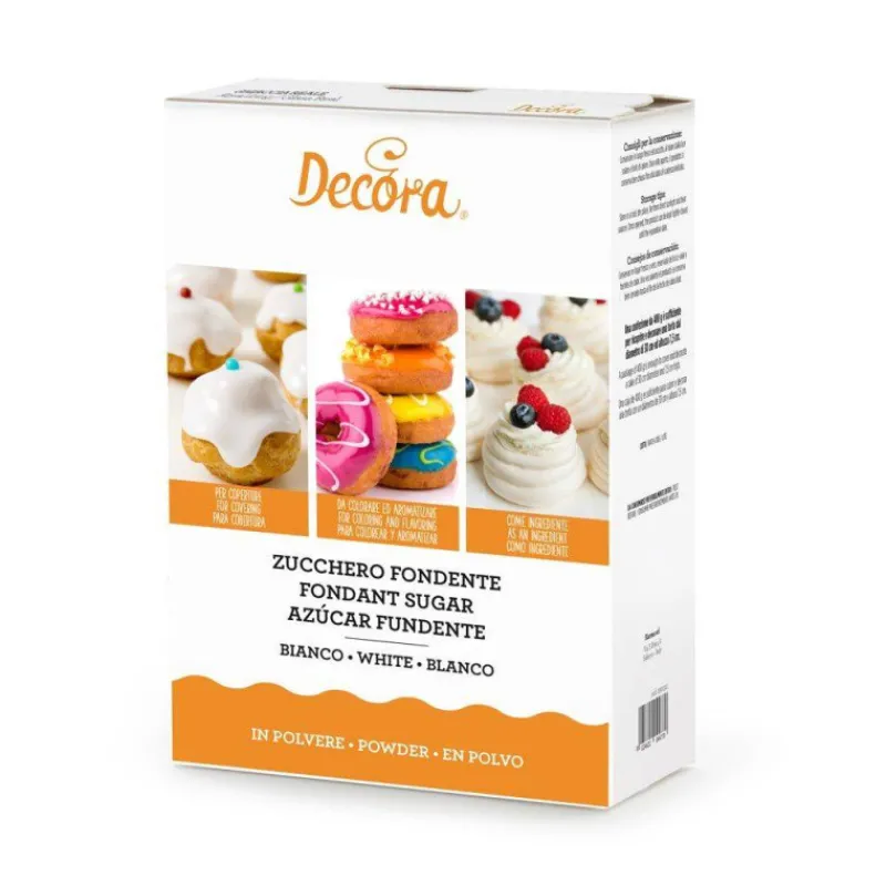 Chocolats Pistoles Et Glaçage | Sucres Et Décors-Decora Sucre Fondant pour glaçage pâtissier  Paquet de 500g   indisponible