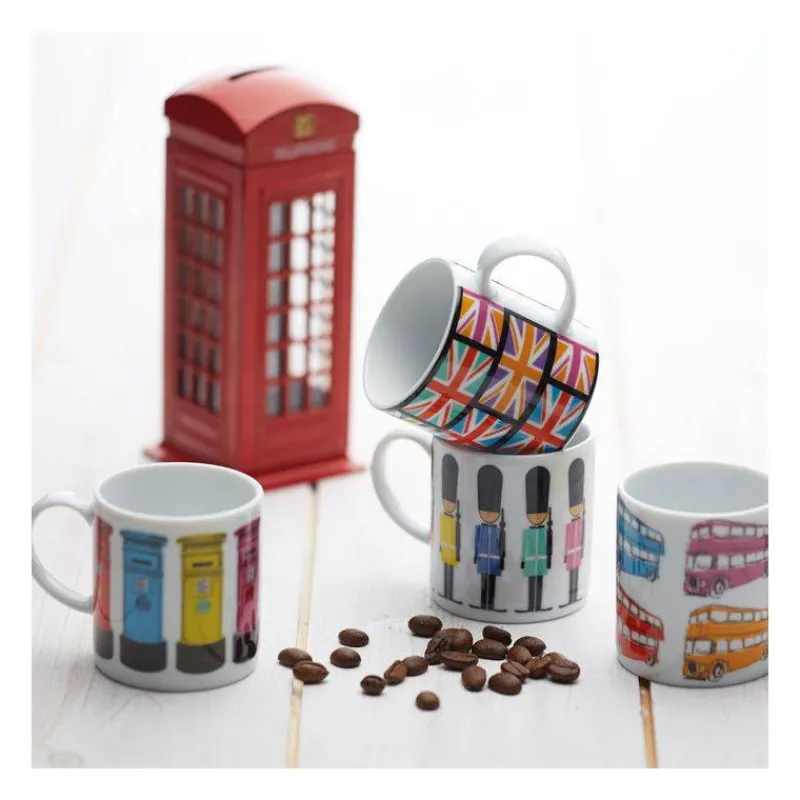 Tasses Expresso-Kitchen Craft Tasse Expresso Porcelaine Coloré KitchenCraft TERRIER ECOSSAIS