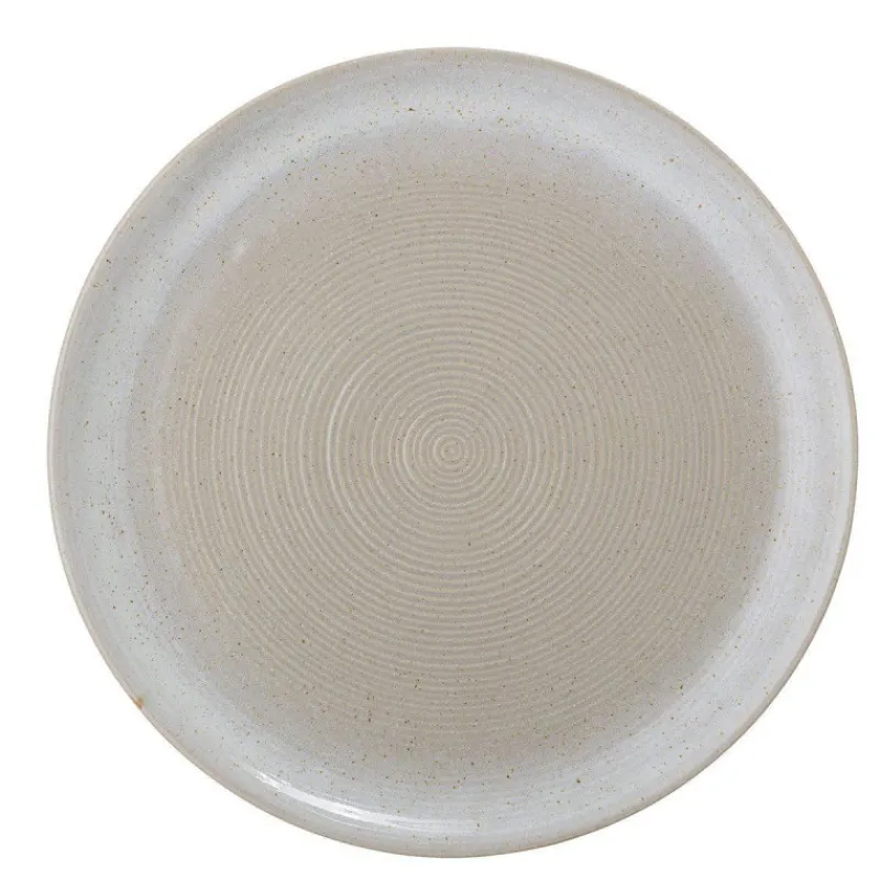 Assiettes Plates-Bloomingville TAUPE Assiette Plate en Grès D27 Gris