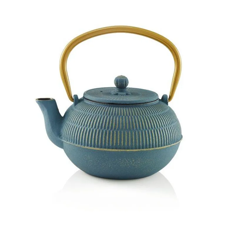 Théières, Cafetières Et Accessoires | Théières En Fonte-BEKA Théière en fonte émaillée YUAN 0.9 L Bleu