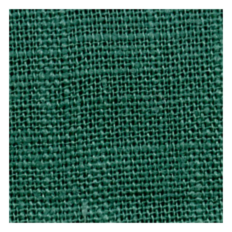 Tissus Au Mètre-STOF TISSU enduit 145 92% Ramie 8% Coton Coloris Vert Sapin Longueur exprimée en cm