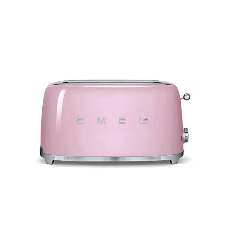 Grille-pains Et Toasters | Grille-pain Smeg-SMEG Toaster 2 Fentes Long Grille pain Années 50 Rose