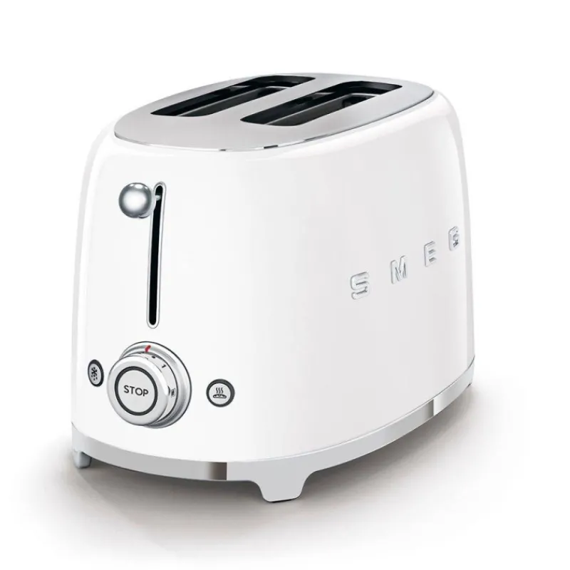 Grille-pains Et Toasters | Grille-pain Smeg-SMEG Toaster 2 tranches Grille pain Années 50 Blanc