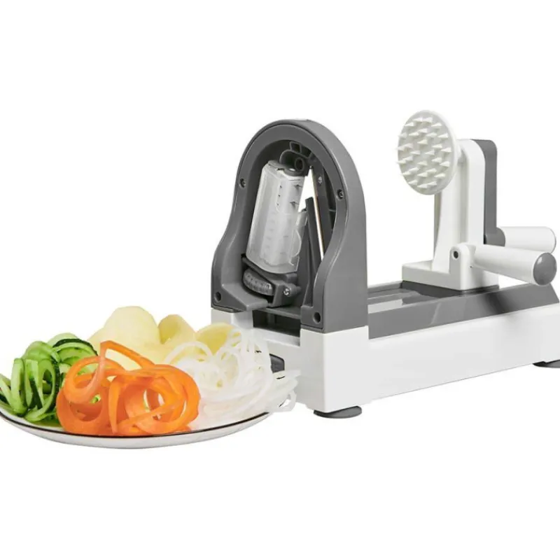 Spiralizer-BRON-COUCKE Touret Coupe Légumes SPIRALE ménager Plastique 4 coupes Bron Coucke