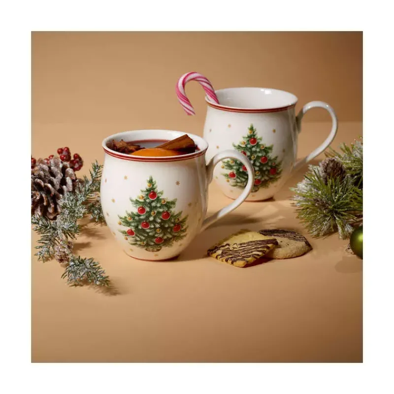 Mugs-Villeroy & Boch TOY'S DELIGHT Set de 2 mugs Arbre de Noël