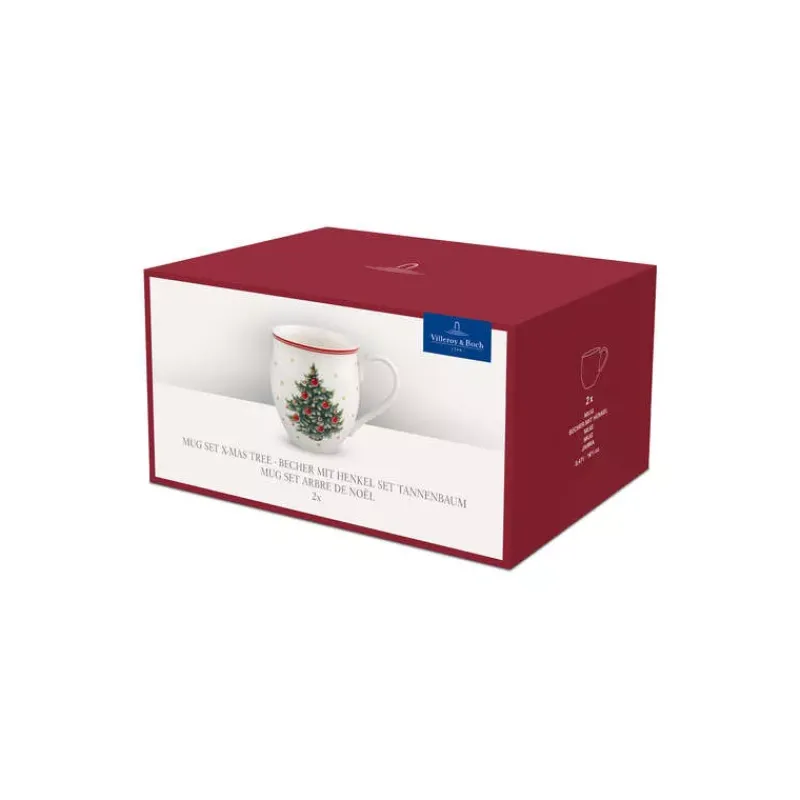 Mugs-Villeroy & Boch TOY'S DELIGHT Set de 2 mugs Arbre de Noël