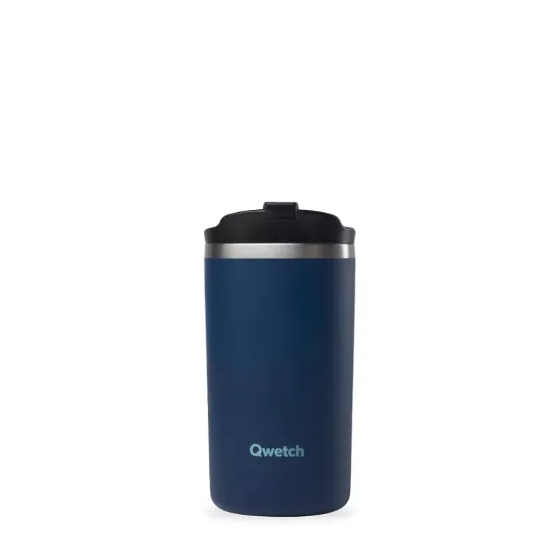 Tumblers Mugs Isotherme | Mugs-Qwetch TRAVEL MUG isotherme double paroi en Inox 350ml Bleu nuit