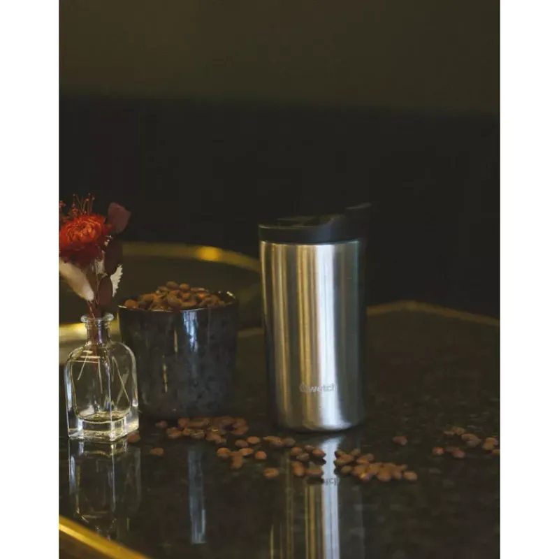 Tumblers Mugs Isotherme | Mugs-Qwetch TRAVEL MUG isotherme double paroi en Inox 350ml Inox brossé