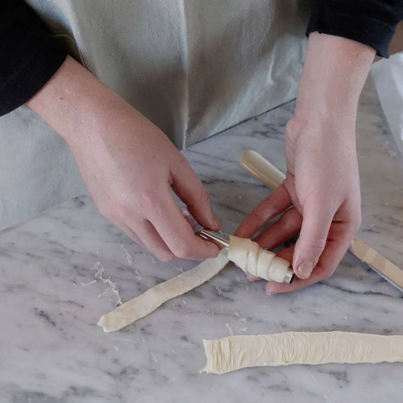 Préparer Les Pâtes-Decora Tube à cartouche napolitaine et Roulés en Fer Blanc les 10  D13  H80