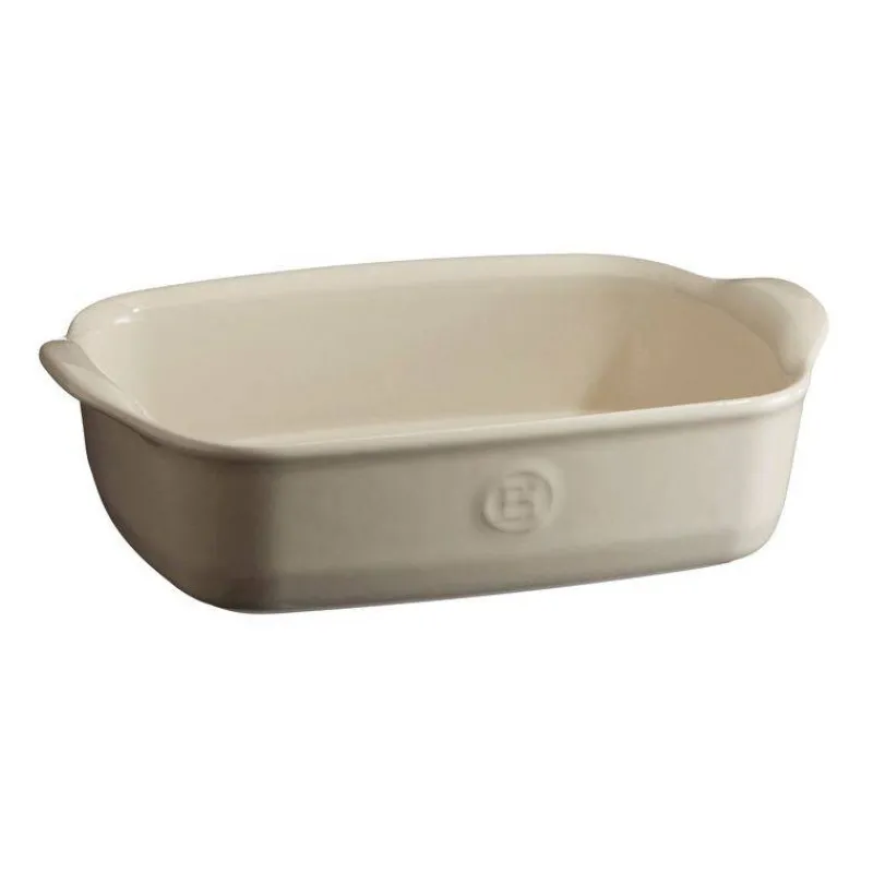 Plats À Rôtir Et Gratins-Emile HENRY ULTIME Plat à Four en Céramique Rectangle Blanc Argile 18 x 14 cm