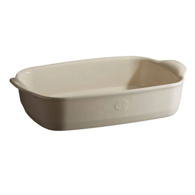 Plats À Rôtir Et Gratins-Emile HENRY ULTIME Plat à Four en Céramique Rectangle Blanc Argile 29 x 19 cm