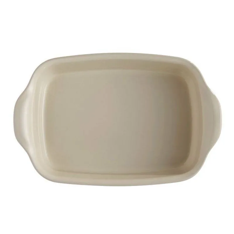 Plats À Rôtir Et Gratins-Emile HENRY ULTIME Plat à Four en Céramique Rectangle Blanc Argile 18 x 14 cm