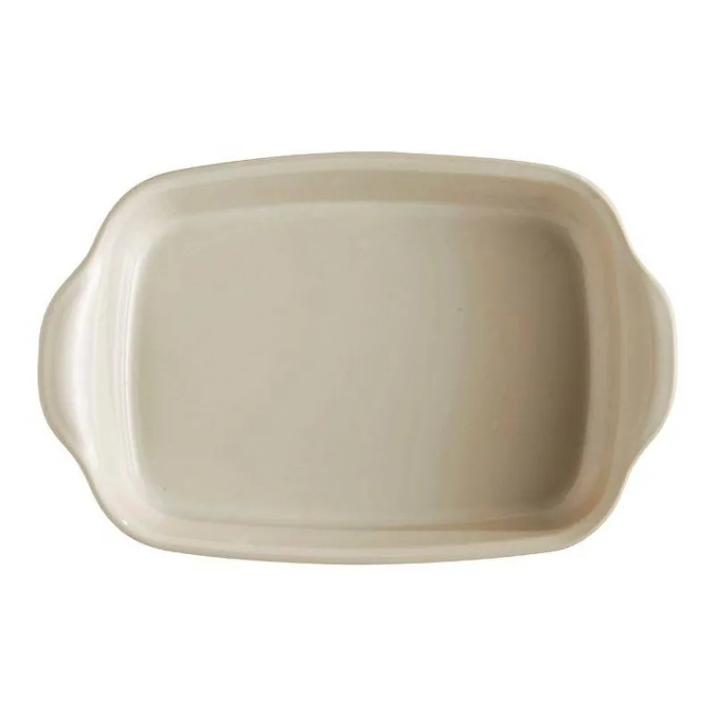 Plats À Rôtir Et Gratins-Emile HENRY ULTIME Plat à Four en Céramique Rectangle Blanc Argile 29 x 19 cm