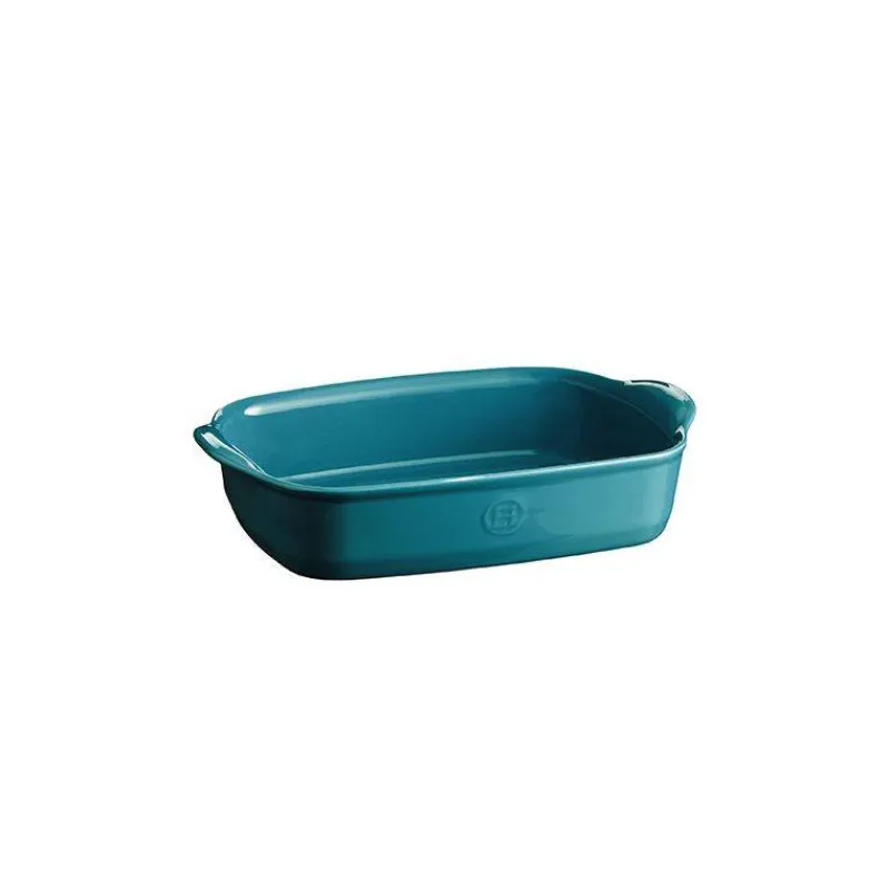 Plats À Rôtir Et Gratins-Emile HENRY ULTIME Plat à Four en Céramique Rectangle Bleu Calanque 29 x 19 cm