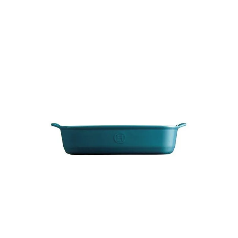 Plats À Rôtir Et Gratins-Emile HENRY ULTIME Plat à Four en Céramique Rectangle Bleu Calanque 29 x 19 cm