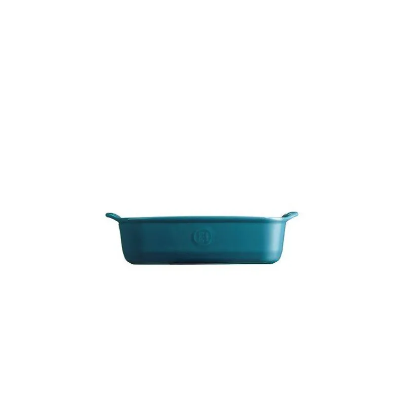 Plats À Rôtir Et Gratins-Emile HENRY ULTIME Plat à Four en Céramique Rectangle Bleu Calanque 18 x 14 cm