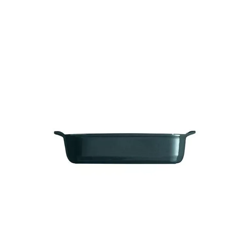 Plats À Rôtir Et Gratins-Emile HENRY ULTIME Plat à Four en Céramique Rectangle Bleu nuit Belle Ile 29 x 19 cm