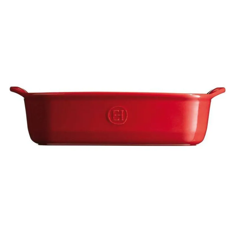 Plats À Rôtir Et Gratins-Emile HENRY ULTIME Plat à Four en Céramique Rectangle Rouge Grand cru 18 x 14 cm