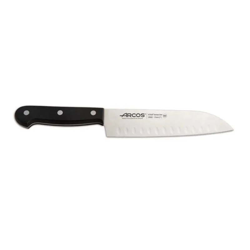 Couteaux Japonais | Couteaux De Chef Japonais-ARCOS UNIVERSAL Couteau Japonais 17 cm Lame alvéolée