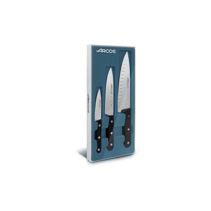 Couteaux D'office | Couteaux Acier-ARCOS UNIVERSAL SET DE 3 Couteaux - Office Cuisine Chef -