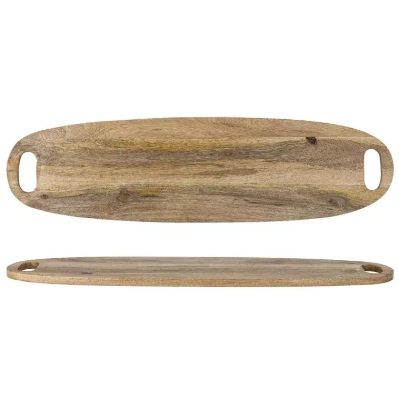 Planches À Découper En Bois-Bloomingville VANEZA Planche à découper Plateau de service Tapas en Manguier 76 x 20 cm