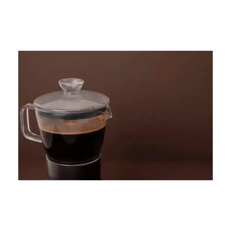 Cafetières Italiennes-Kitchen Craft VERONA Cafetière Italienne en Aluminium La Cafetière 6 Tasses Noir