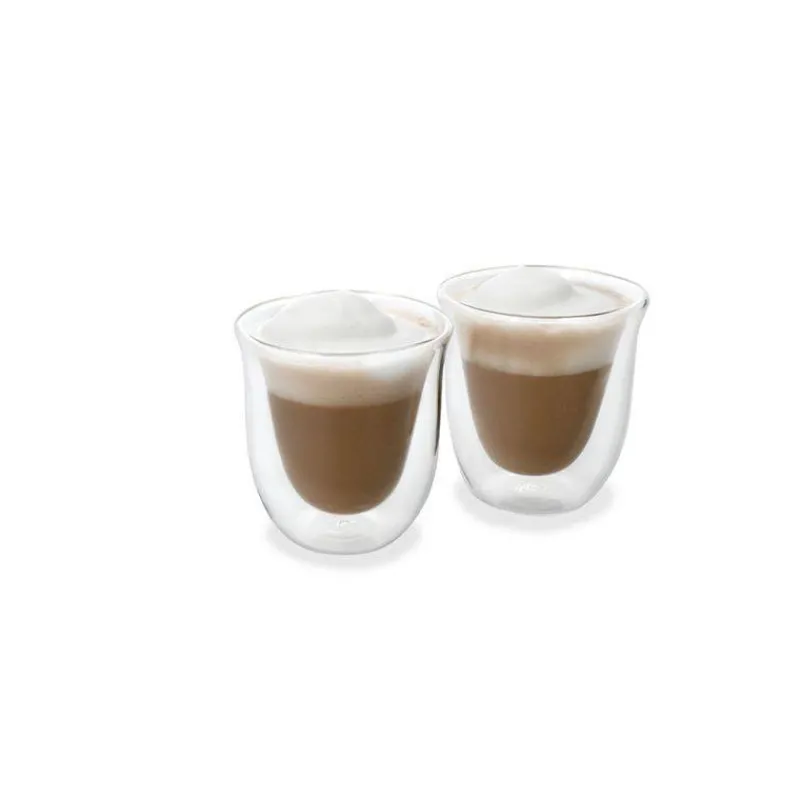 Tasses-Kitchen Craft Verre Tasse à café double paroi 200 ml La Cafetiere - les 2