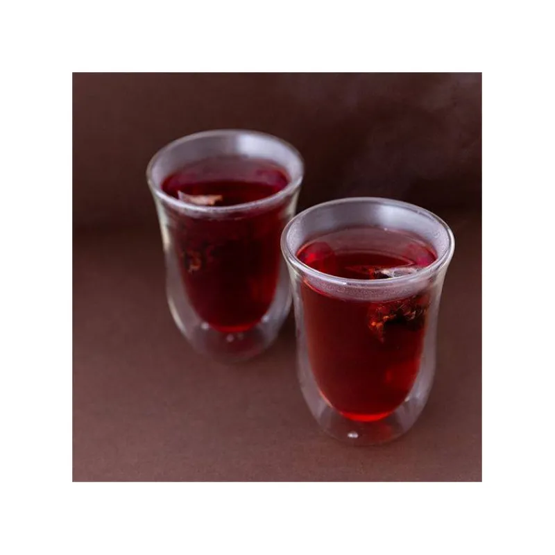 Tasses-Kitchen Craft Verre Tasse à café double paroi 300 ml La Cafetiere - les 2