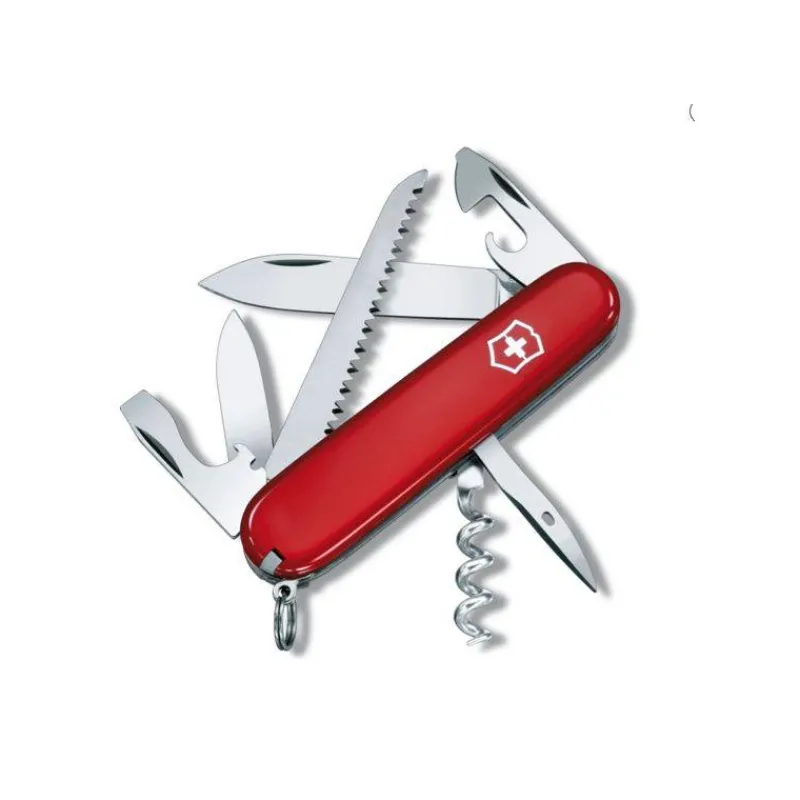 Couteaux De Poche | Couteaux Fermants-Victorinox Couteau Suisse fermant de poche multifonctions Camper Rouge